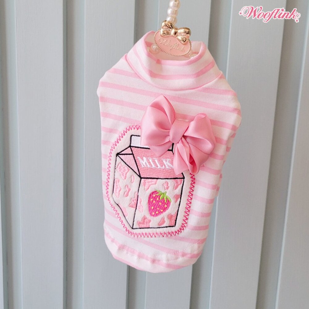 Milk Turtleneck by Wooflink - PINK SIZE 3